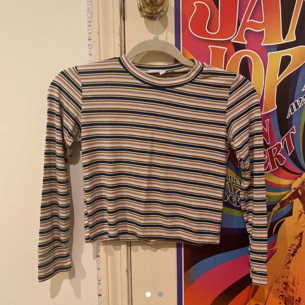 striped & stretchy top from AE!